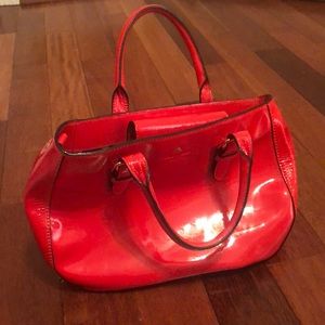 Kate Spade fire engine Red bag